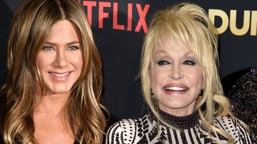 Jennifer Aniston e Dolly Parton (Foto: Kevin Winter/Getty Images)