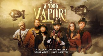 Pôster de A Todo Vapor!, primeira série steampunk do Brasil (Foto: Fabio Grum)