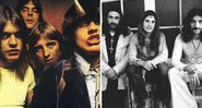 AC/DC na capa de Highway To Hell (Foto: Divulgação) e Black Sabbath (Foto: Reprodução / Instagram)