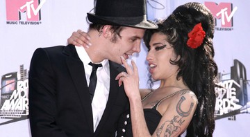 Blake Fielder-Civil e Amy Winehouse em 2007 (Foto:Yui Mok/PA Wire)