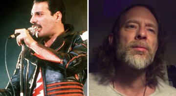 Freddie Mercury (Foto: Gill Allen / AP) e Thom Yorke se apresenta ao vivo no Tonight Show com Jimmy Fallon (Foto: Reprodução / YouTube)