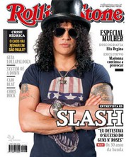 Capa Revista Rolling Stone Brasil 103 - Ícone atemporal, Slash relembra a queda do Guns N' Roses, que faz 30 anos, e a relação com as drogas
