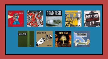 Capa dos álbuns lançados por Dead Fish - Crédito: Reprodução / Amazon
