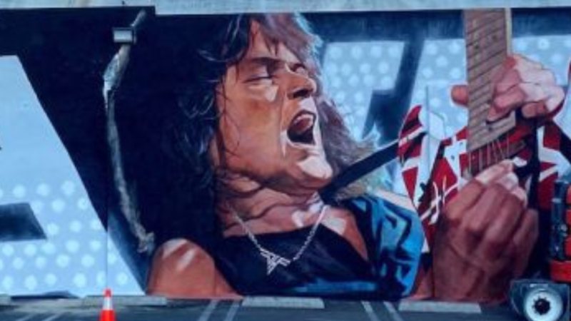 Eddie Van Halen Mural (Foto: Reprodução)