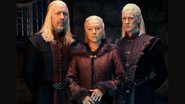 Da esquerda para direita: Rei Viserys, Rhaenyra Targaryen e Dameon Tagaryen. (Foto: HBO / divulgação)