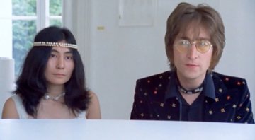 Yoko Ono e John Lennon em John Lennon: Imagine — O Filme (Foto: Divulgação/Curta!On)