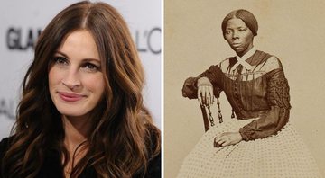 Julia Roberts e Harriet Tubman (vida real) (Foto 1: AP e Foto 2: Wikicommons)