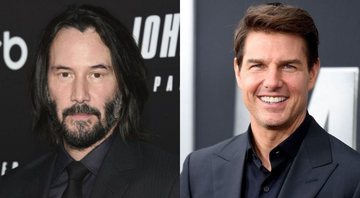 Keanu Reeves (Foto: Evan Agostini Invision / AP) e Tom Cruise (Foto: Jamie McCarthy/Getty Images)