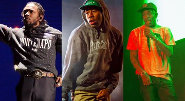 Kendrick Lamar, Tyler, The Creator e Travis Scott (Foto:Divulgação)