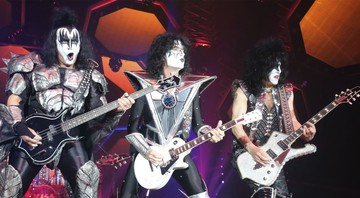 Gene Simmons, Thommy Thayer e Paul Stanley (Foto: Sebastian Willnow/Picture Alliance/DPA/AP Images)