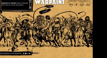 O site oficial do Black Crowes já anuncia o lançamento de <i>Warpaint</i> - Reprodução