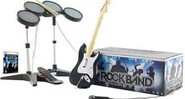 No Rock Band, o jogador também pode cantar e tocar bateria; no Guitar Hero, só guitarra - AP
