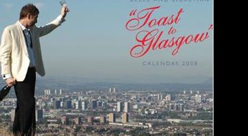 Glasgow, o centro musical do mundo, retratada em calendário do Belle and Sebastian - Reprodução