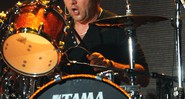 Lars Ulrich, baterista do Metallica, em show do disco Death Magnetic (2008) - AP