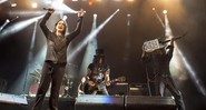 Ozzy Osbourne com Slash e Tom Morello em show no Voodoo Fest - Reprodução/Twitter