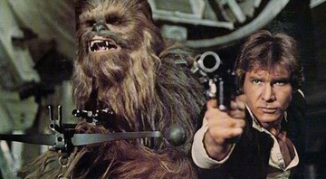 Han Solo e Chewbacca - Reprodução