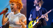 Hayley Williams, do Paramore, e Thom Yorke, do Radiohead - AP/Charles Sykes
