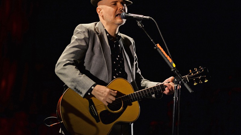 Billy Corgan durante apresentação do Smashing Pumpkins nos Estados Unidos, em 2016 - Associated Press