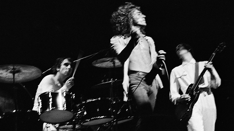 <b>Som Trovejante</b><br>
A banda em 1970 em Nova York, executando ao vivo o disco <i>Tommy</i>
 - AP Photo/Harry Harris