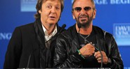 Os integrantes remanescentes dos Beatles, Paul McCartney e Ringo Starr, em 2009 - Evan Agostini/AP