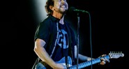 Eddie Vedder, do Pearl Jam, no Lollapalooza 2018 (Foto: Andréia Takaishi)