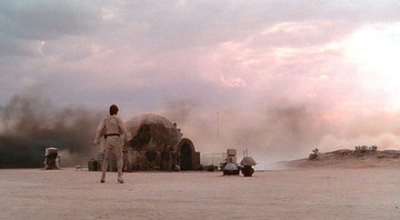 Luke Skywalker em Star Wars IV: Uma Nova Esperança