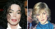 Michael Jackson (Foto: Brittain Landmark Media Punch / IPX) e Princesa Diana (Foto: AP Photo)