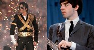 Michael Jackson no Superbowl (Foto: Getty Images / George Rose) / Paul McCartney (Foto: Reprodução / AP)