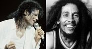 Michael Jackson (Foto: Allen / Media Punch / IPX) e Bob Marley(Foto: Reprodução / Multishow)