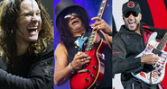 Ozzy Osbourne (Foto: Instagram / Reprodução)/ Slash  (Foto: Amy Harris / Invision / AP)/ Tom Morello (Foto: Amy Harris/Invision/AP)