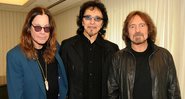 Ozzy Osbourne, Tony Iommi e Geezer Butler, do Black Sabbath (Foto: Frank Micelotta / Invision / AP)