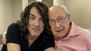 Paul Stanley, do Kiss, e o pai, William Eisen (Foto: reprodução/Twitter)