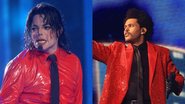 Michael Jackson e The Weeknd (Foto: Vince Bucci / Getty Images