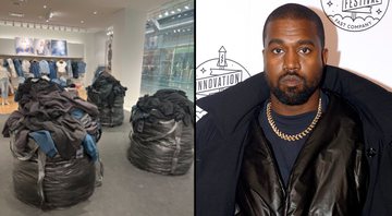 Coleção Yeezy GAP (Foto: Reprodução / Twitter), Kanye West (Foto: Getty Images)
